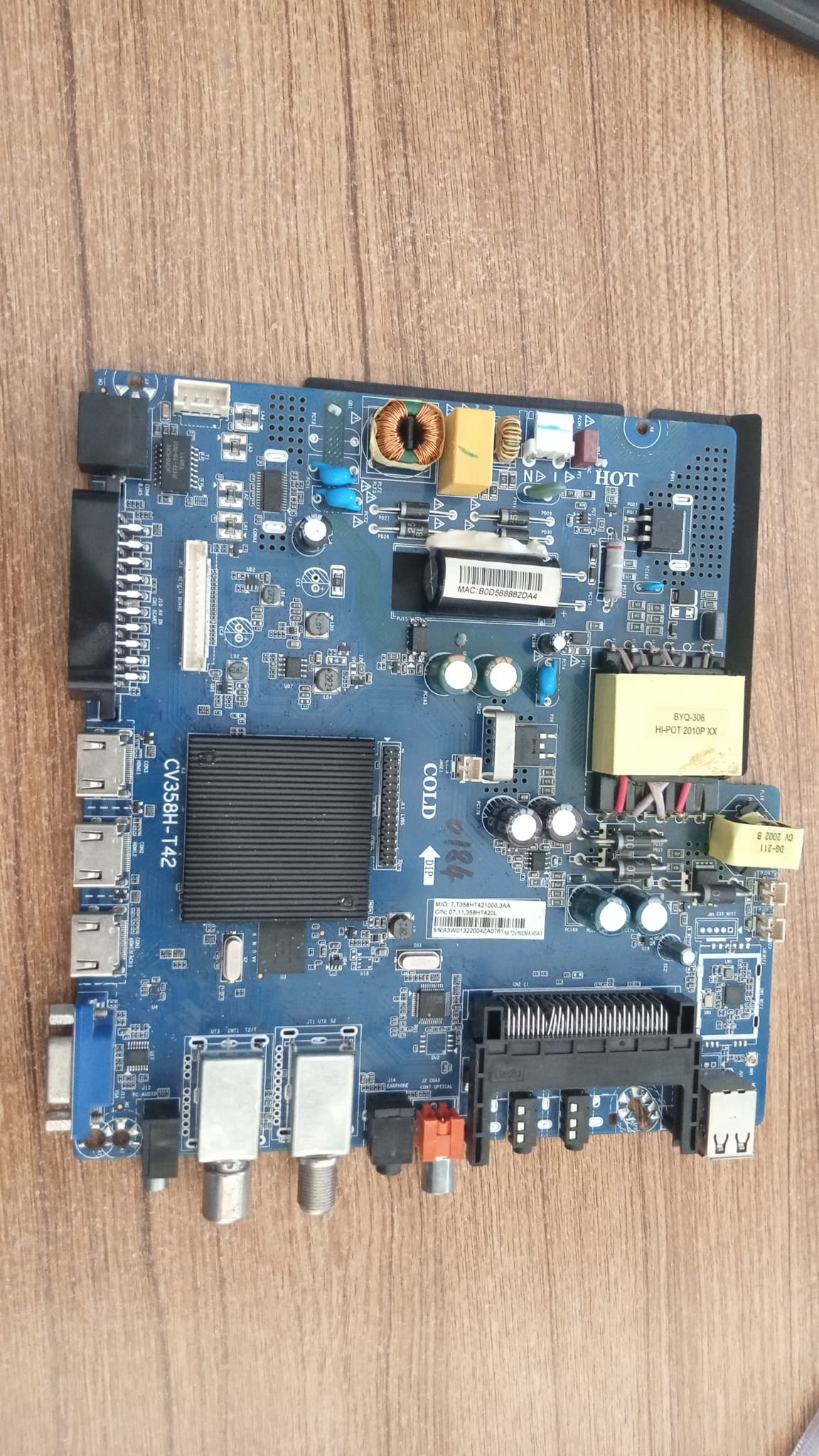 CV358H-T42 YM-2020088 YUMATU 48 İNÇ MAIN BOARD