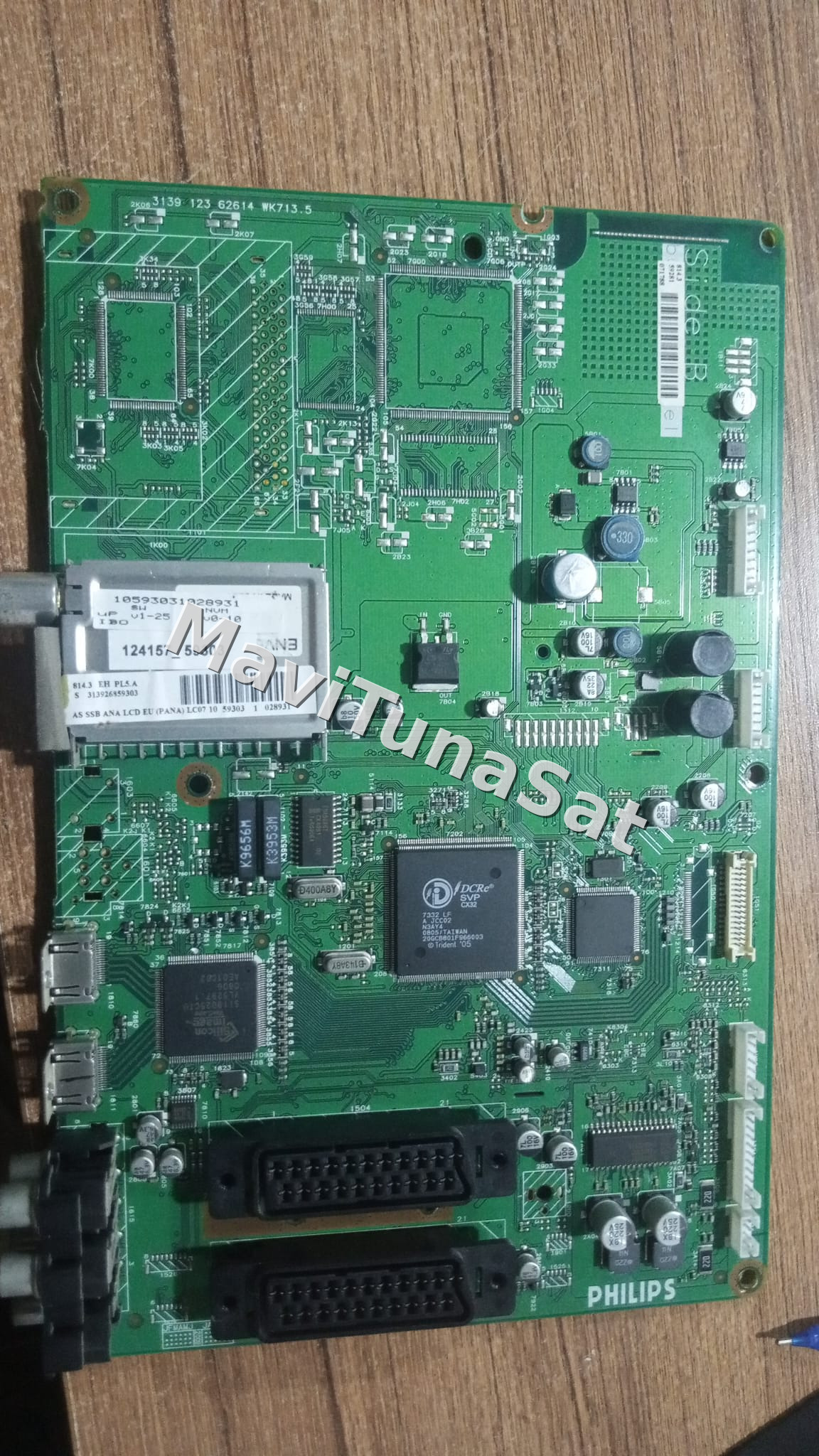 3139 123 62614, WK713.5, 313926859302, Side B, Philips 42PFL5322/10, Main Board, Ana Kart, LC420WX8-SLB1