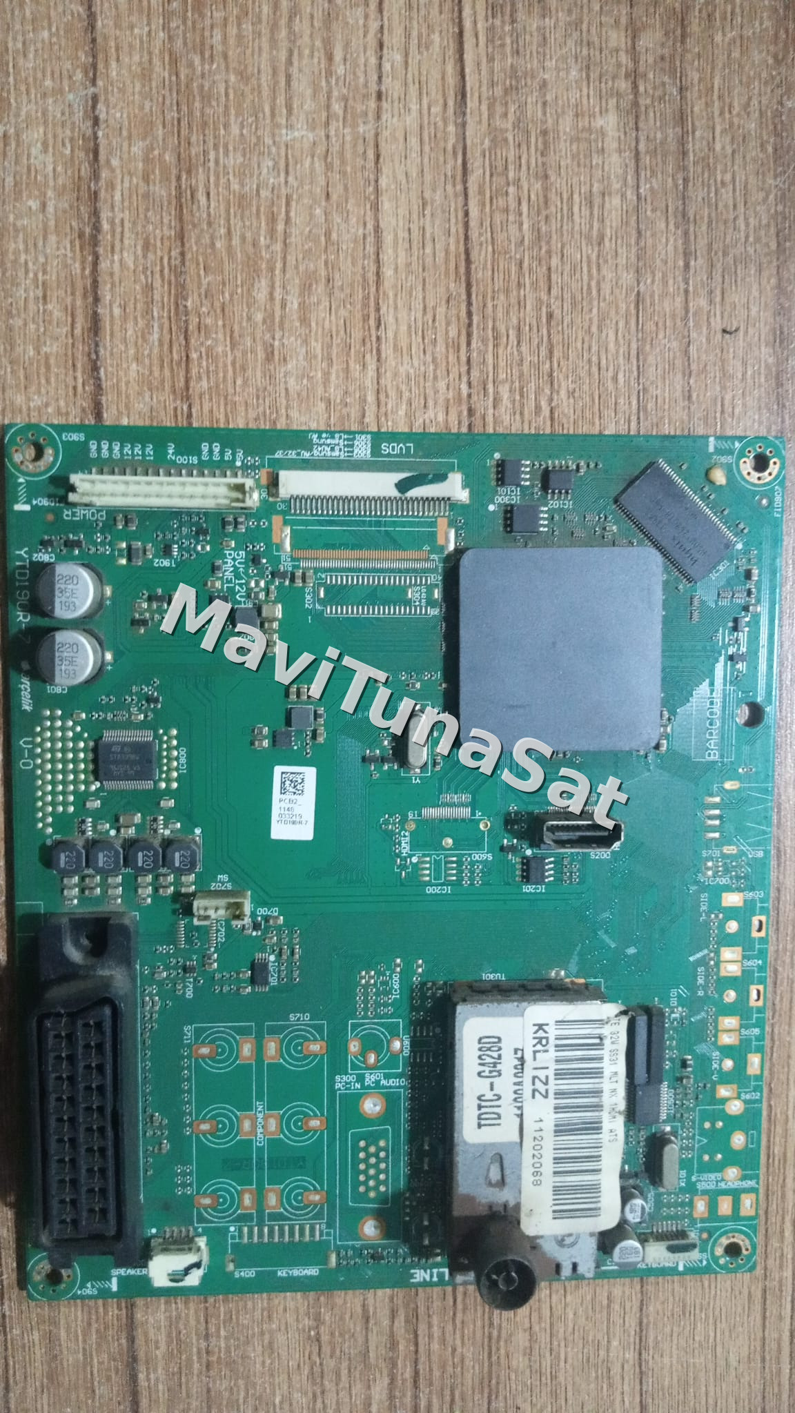 YTD190R-7, KRL IZZ, KRLIZZ, Arçelik 32-LCH-OB, Main Board, Ana Kart, LTA320AP06
