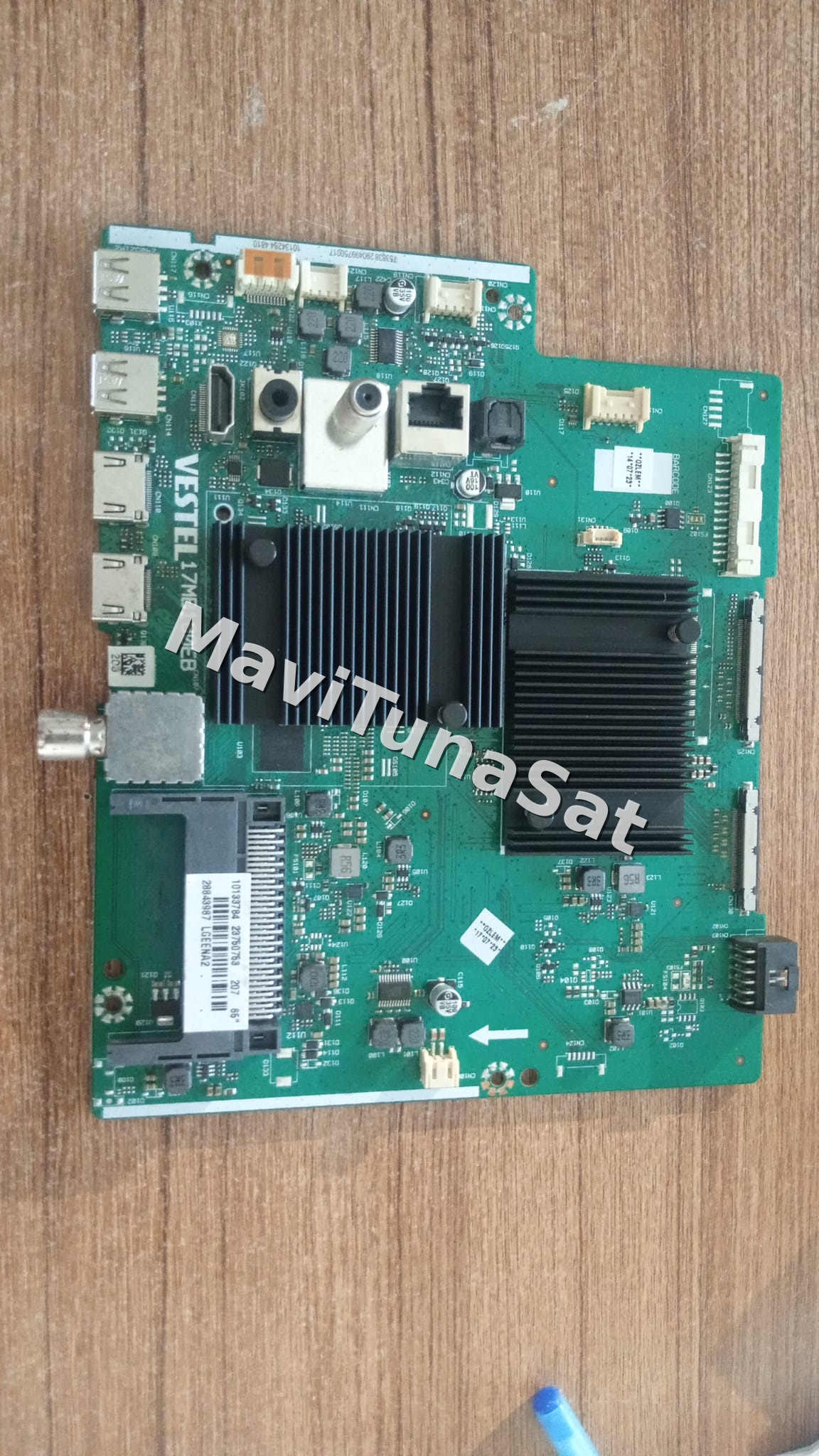 17MB180EB , 23750753 , 10133784 , VESTEL 65O9900 , MAIN BOARD , ANAKART