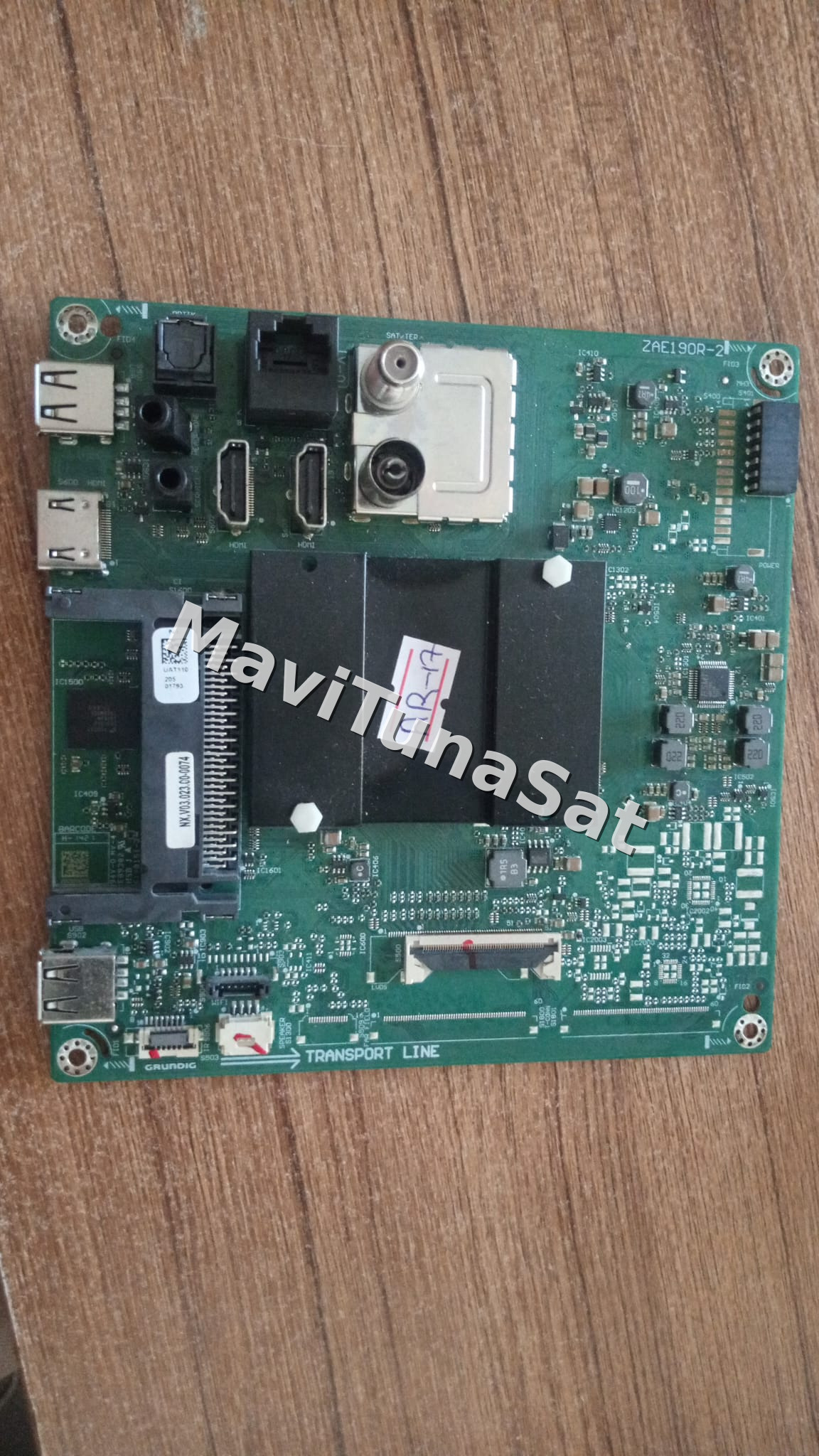 ZAE190R-2 , UATARZ , Arçelik A43 A 800 B , Main Board , T430QVN03. B , 057T43.E10