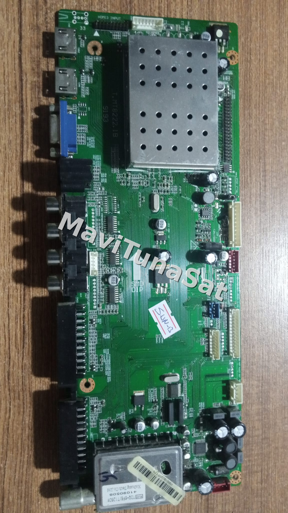 T.MT8222.1B 9193, 9193, Y.M ANAKART MT.MT 8222.1B MNL, Sunny SN040LM8-T1, Main Board, Ana Kart, LTA400HA07