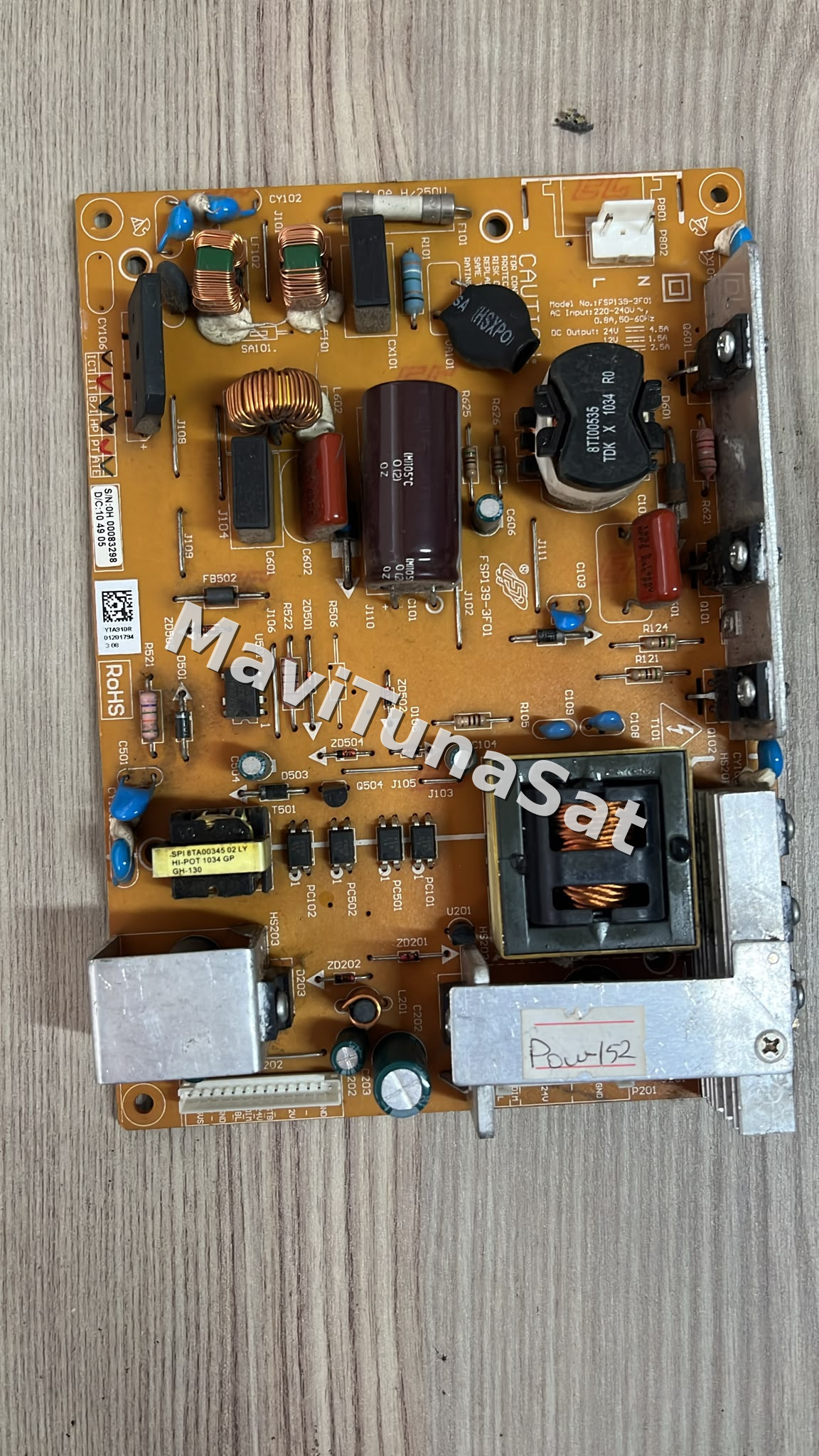 FSP139-3F01, YTA910R, 3BS0236612GP, Grundig GR 32-113 3HD LCD TV, ARÇELİK F 82-203 3HD LCD TV, POWER BOARD