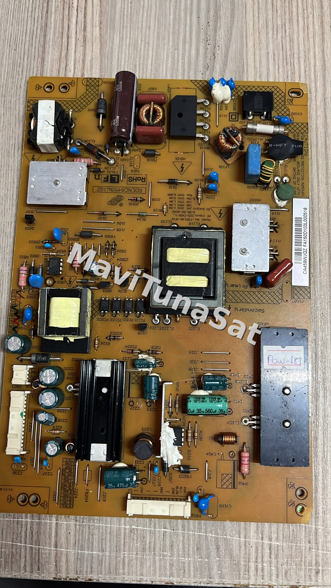 FSP139-4F01, RDENCA459WJQZ, CA459WJQZ, RDENCA459WJQZ-CA45, SHARP LC-50LE752V, POWER BOARD