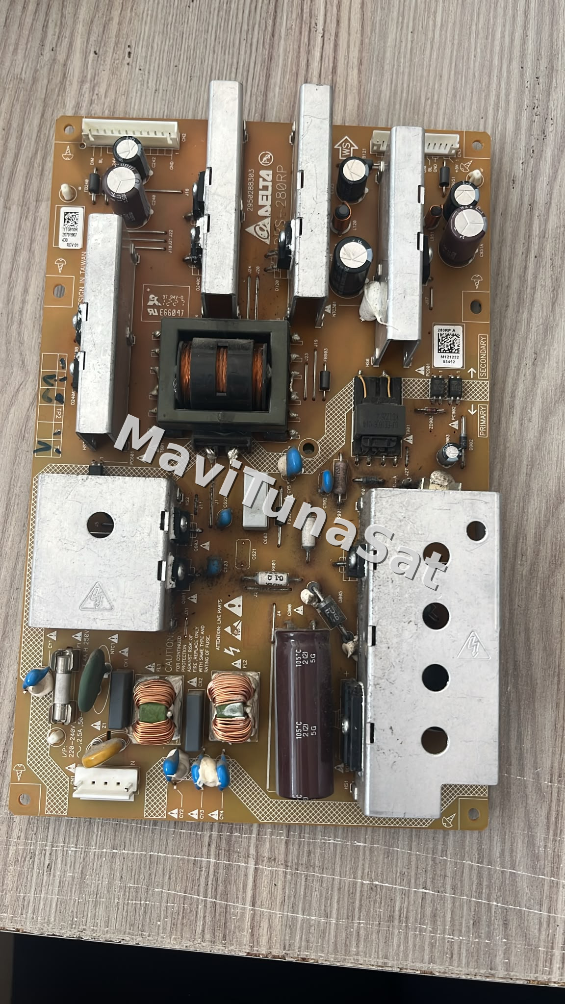 Beko 42-LCK-2B U POWER Board , DPS-280RP, YTG910R , 2950288303 , LC420WUN-SCB1