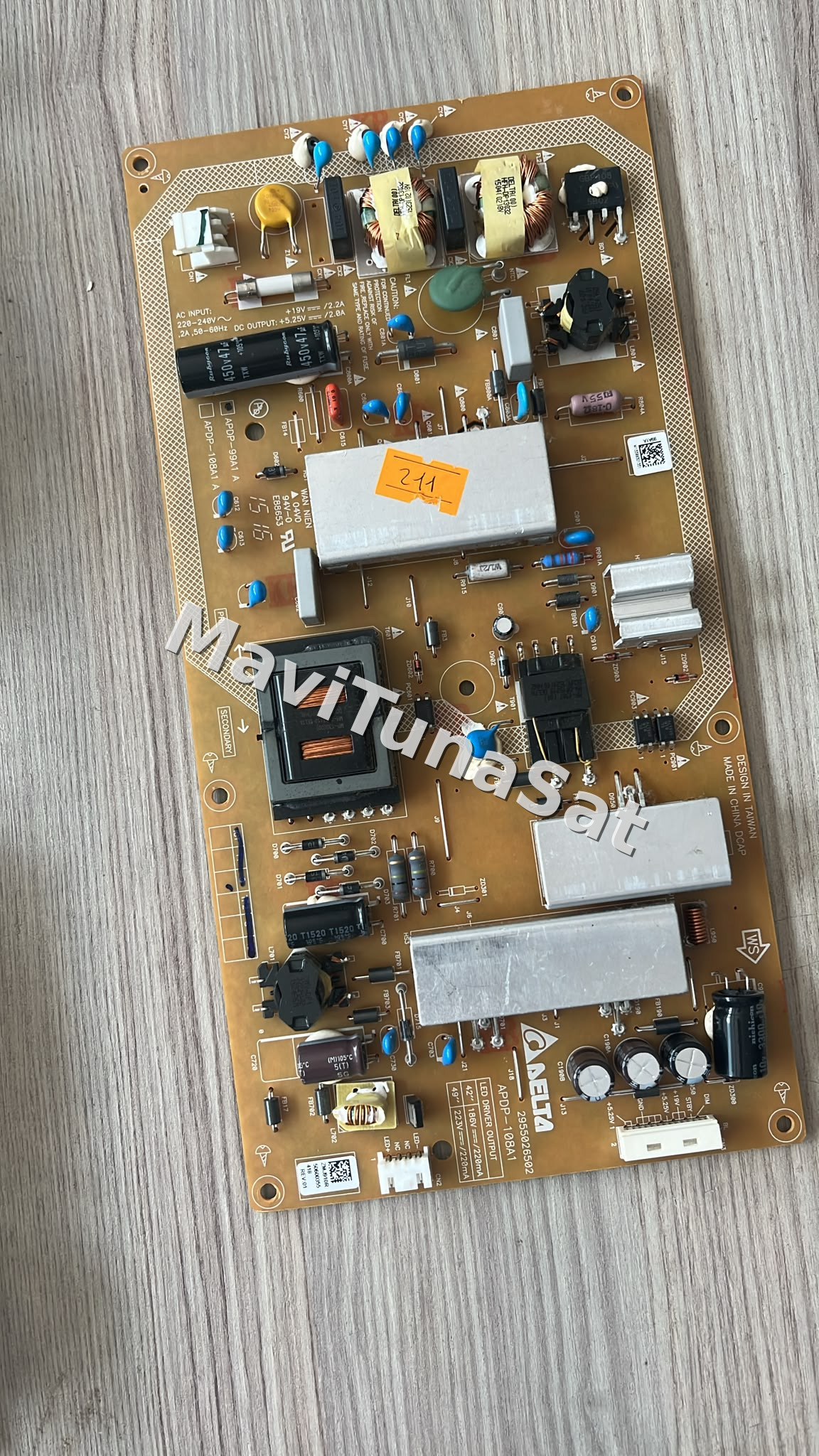 APDP-108A1 A, APDP-108A1, 2955026502, ZMH910R, Arçelik A49L85324B, Power Board, Besleme, LC490DUY-SHA1