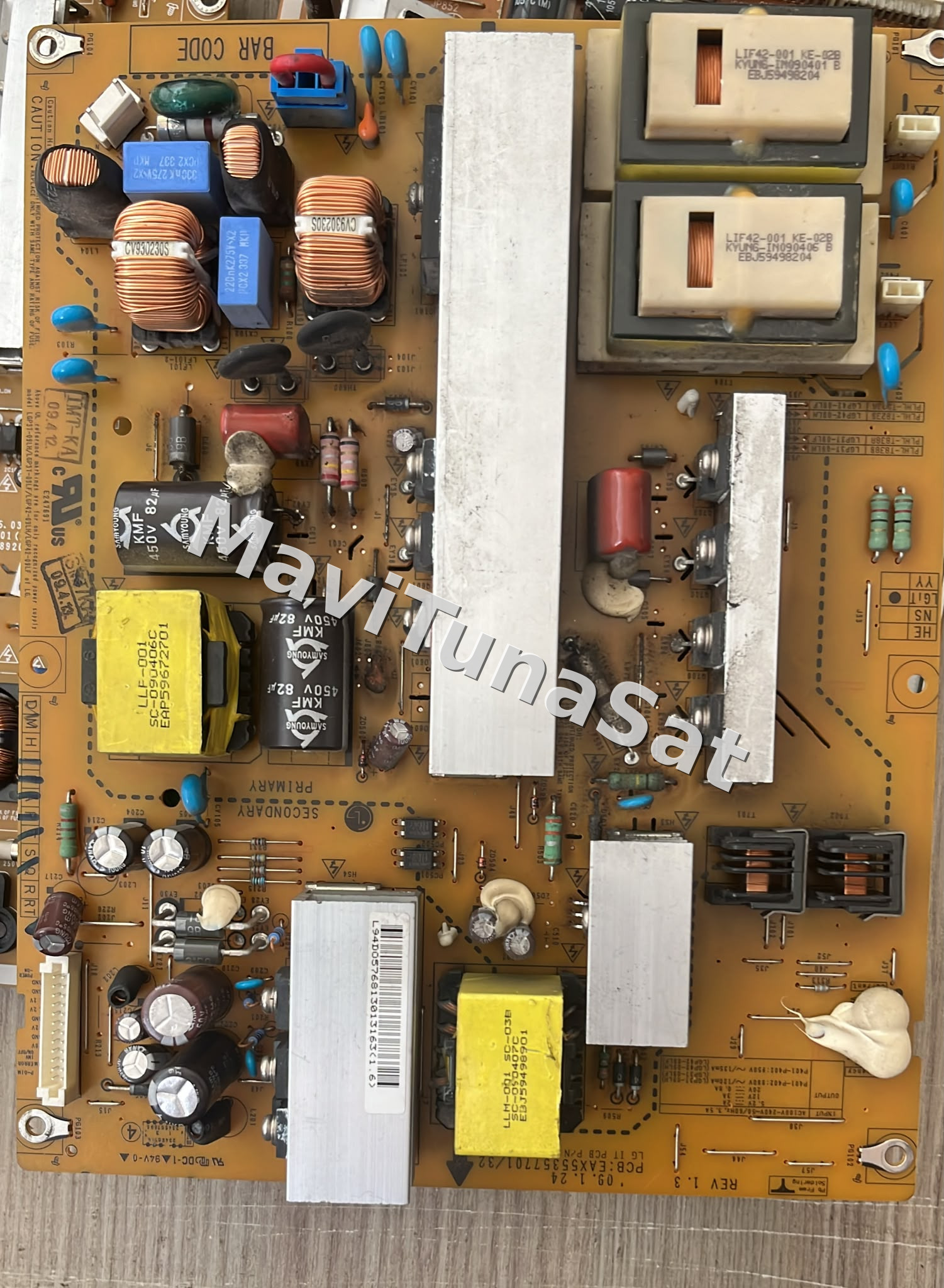 EAX55357701/32, EAY57681301, LGP42-09LF, LG 42LF2500-ZA, Power Board, LC420WUE-SBC1