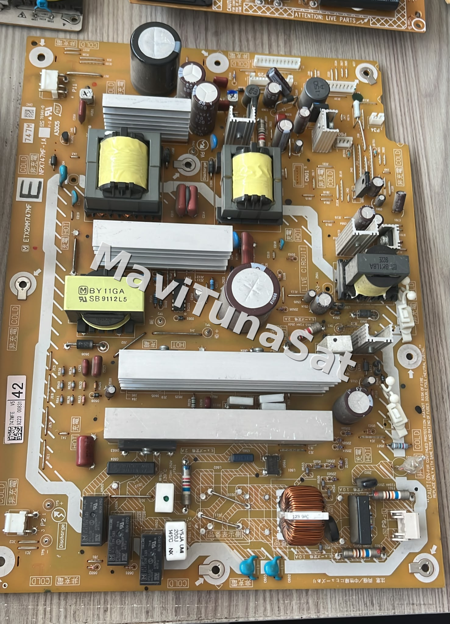 ETX2MM747MF K , NPX747MF-1A , PANASONIC TX-P50G10B , POWER BOARD 