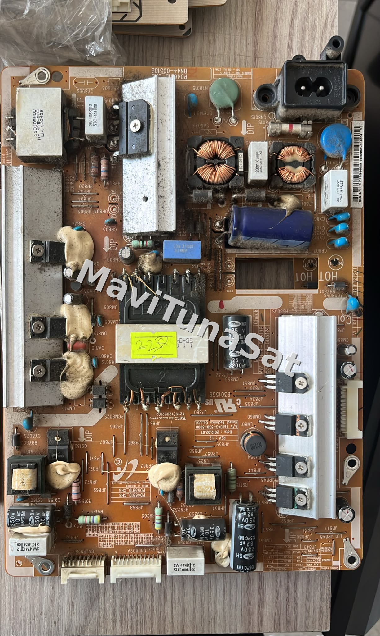 BN44-00518B, BN44-00518P, BN44-00519B, PD46B1D_CHS SAMSUNG UE40ES6140WXTK MODEL LED TV 40" POWER BORARD