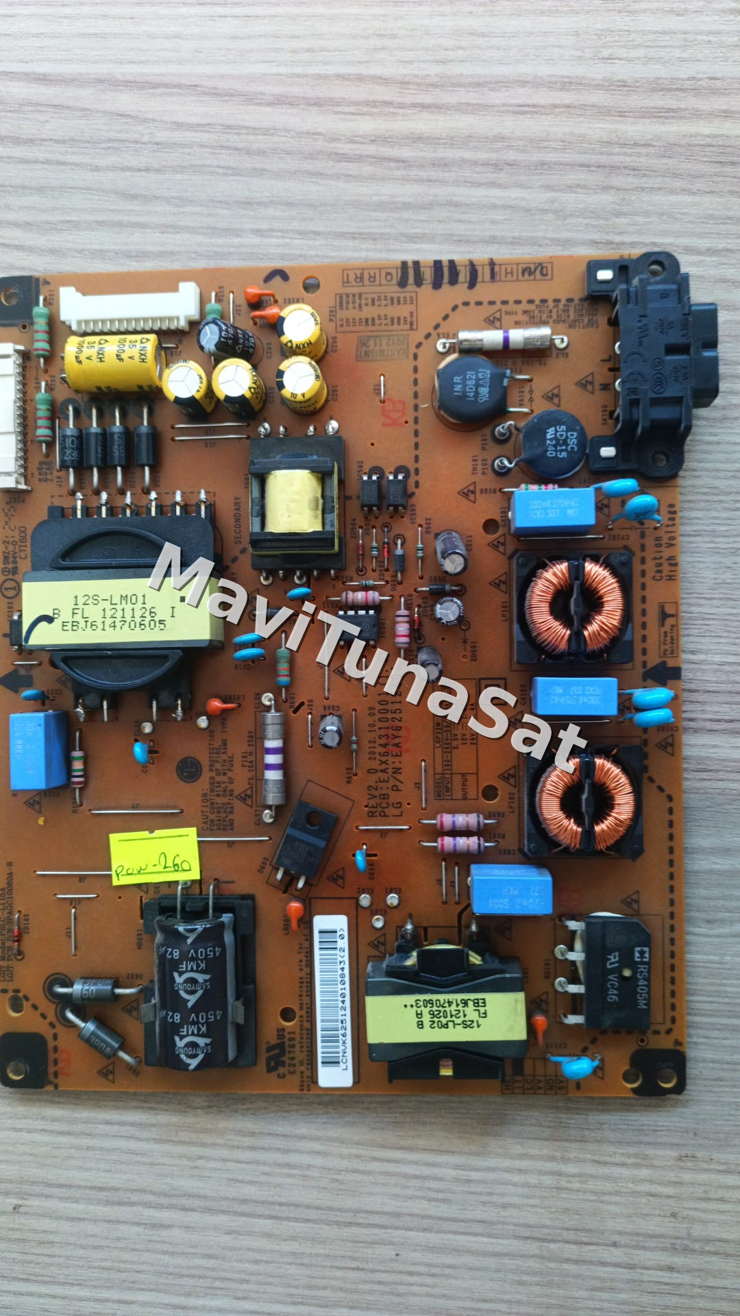 EAX64310001 (1.9), EAY62512401, LGP32M-12P, PSLC-L115A, EAX64310001 (1.9), 3PAGC10080A-R, LG 32LM611S, LG 32LS5600, POWER BOARD, Besleme