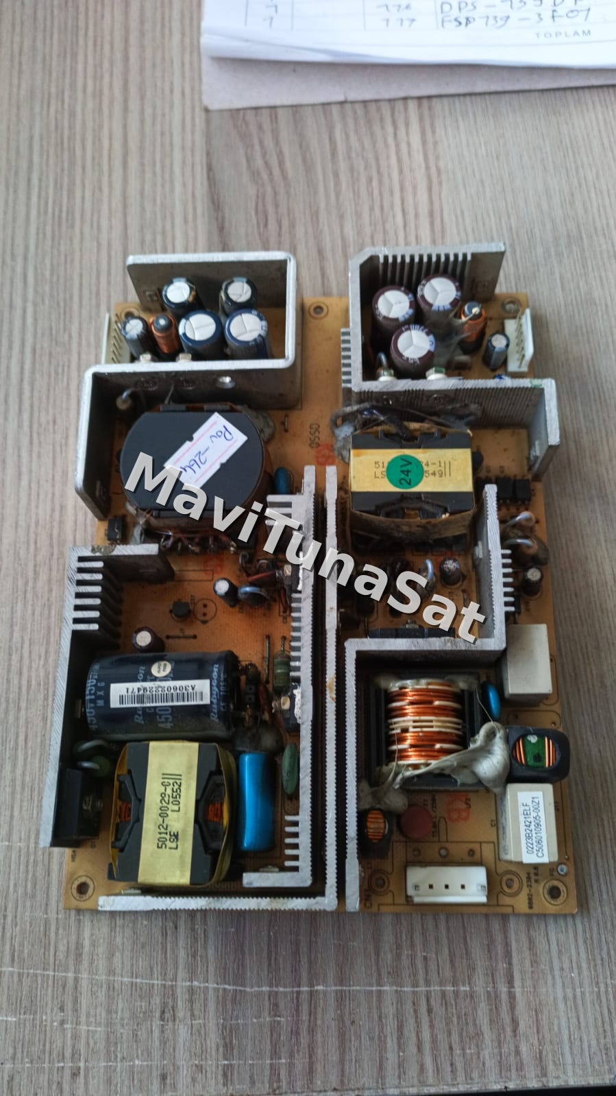 0223B, GDP-002 94V-0, CEM-1 94V-0, Toshiba NR30WL46G, Power Board, Besleme, V296W1-L14