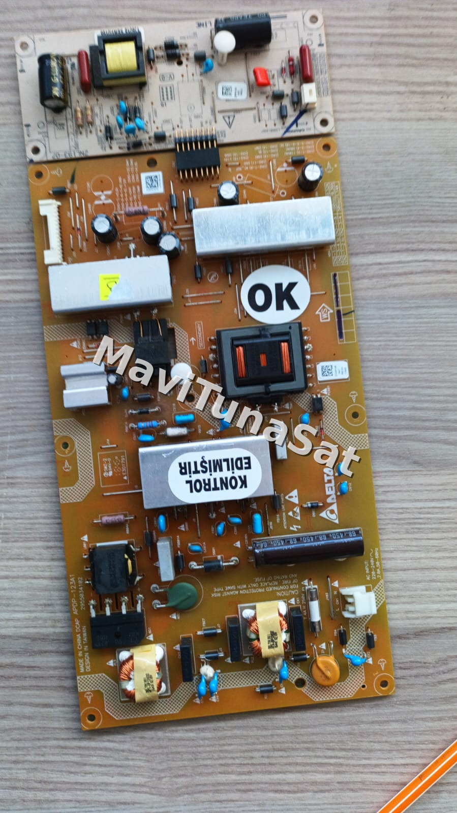 Beko B49L 6652 5B Power Board , APDP-123A1 , ZQR910R , 2955034102 , 057D49-B98 , LSC490HN02-H02