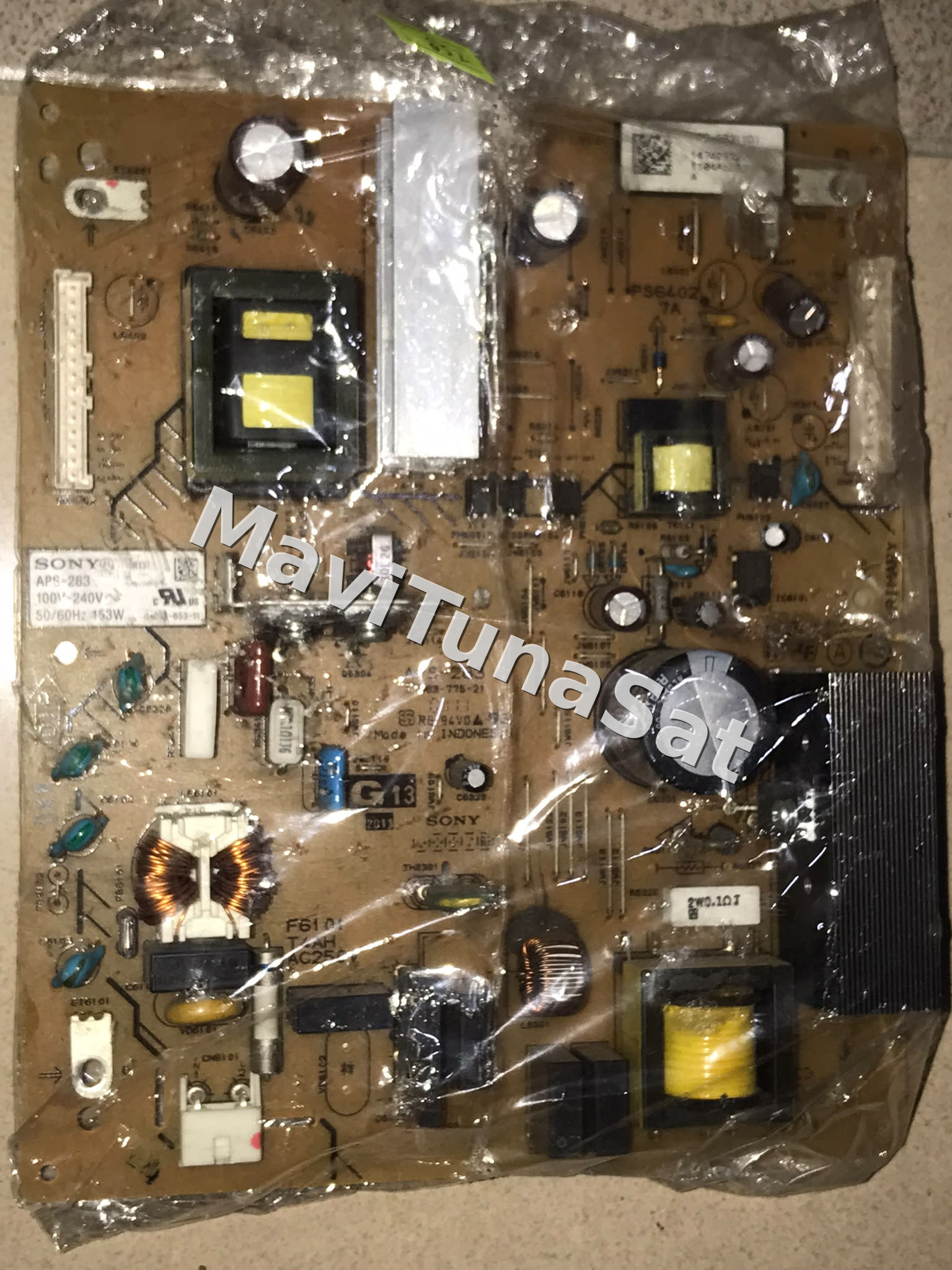 APS-283, 1-884-743-11, 1-732-811-11, 4-265-653-21, APS-284 (MY) G13 02, Sony KDL-32BX320, Power Board, Besleme, T15XW03 V.E