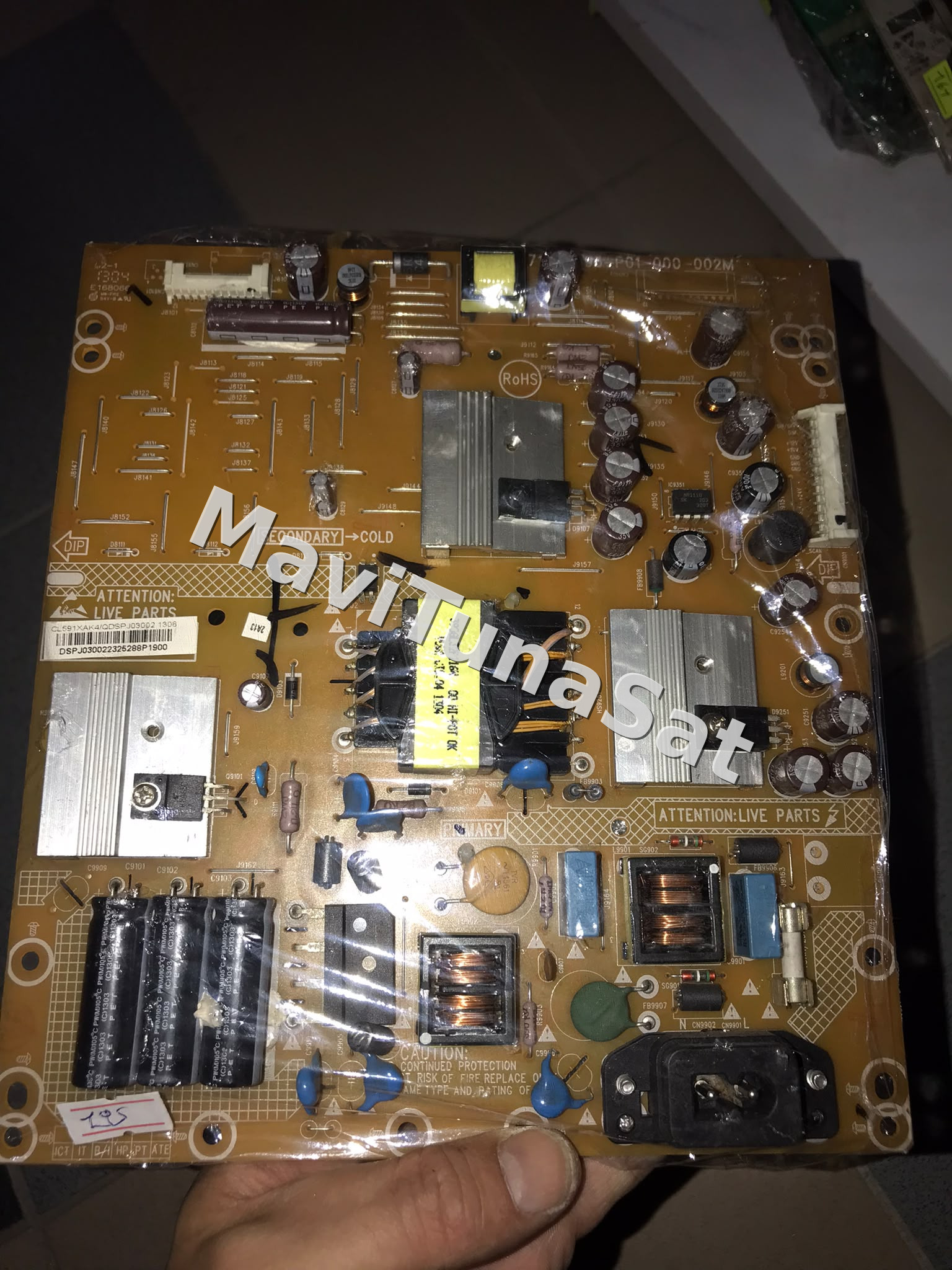 715G5793-P01-000-002M, CL591XAK4/QDSP003002, REV.00, Philips 32PFL3258H/12, Power Board, Besleme