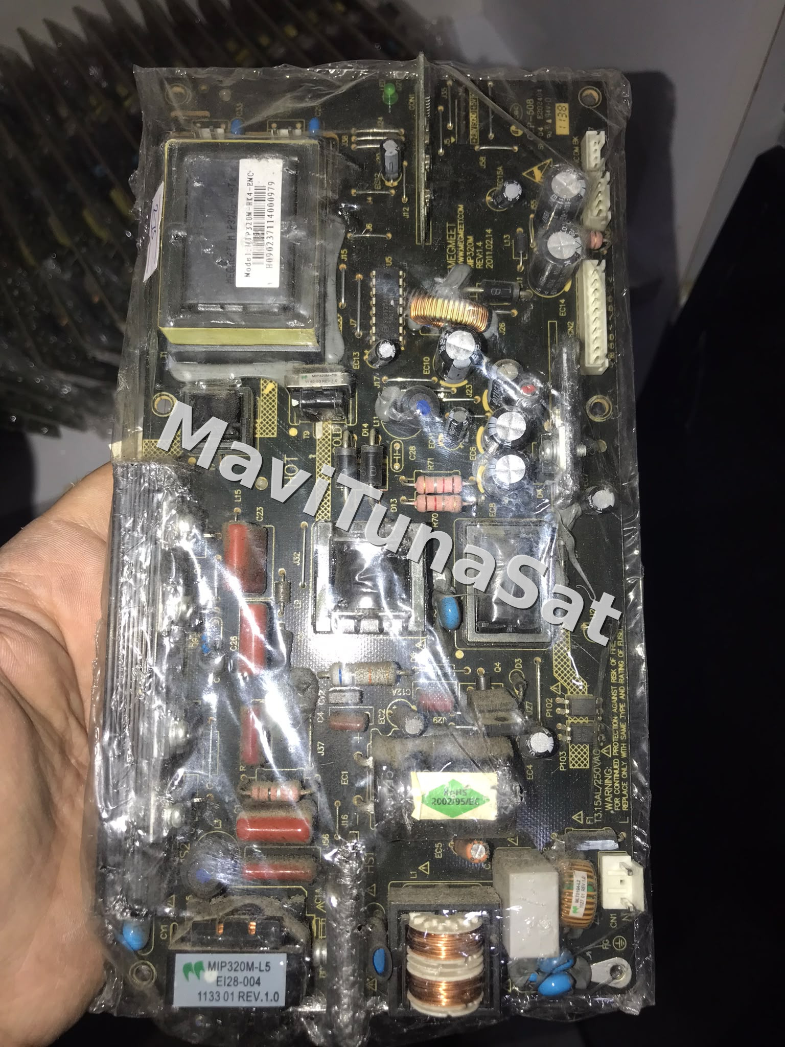 MP320M, REV.1.4, MIP320M-HK1, MEGMEET, Sanyo LD32S8HA, Power Board, Besleme, LC320WXE-SBV2