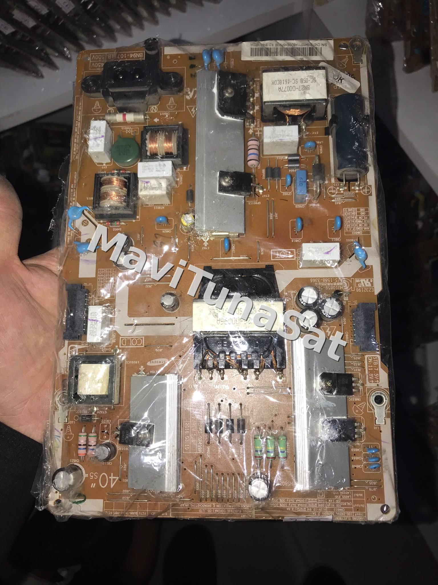 BN41-02499A, BN94-10711B, Samsung UE43KU7000U, Power Board, Besleme, CY-GK043HGAV1H