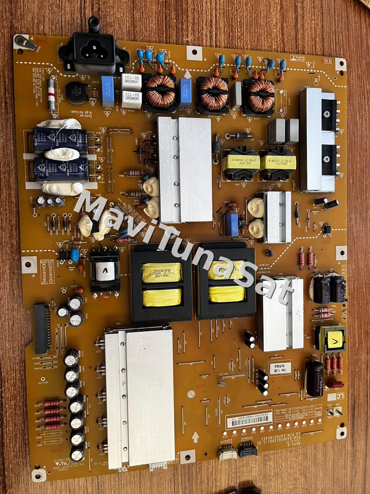 LG 49UB830V Power Board , EAX65613901 (1.6) , EAY63149401 , LGP4955-14UL12 , LC490EQE (XG)(F1)