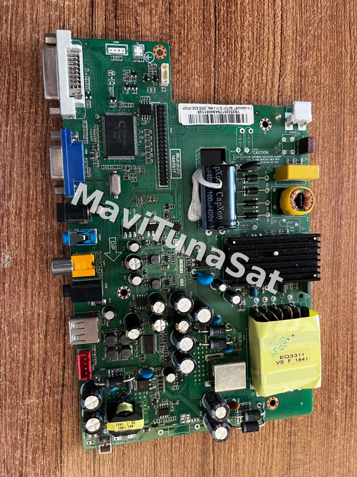 Axen AX43DIL005/1032 Main Board , SUNNY 16AT017 , Y.M ANAKART 40-43 16AT017 43 V1.0 MNL , Y625330117A941, Sunny Y625330117A94062 , LC430DUY-SHA1