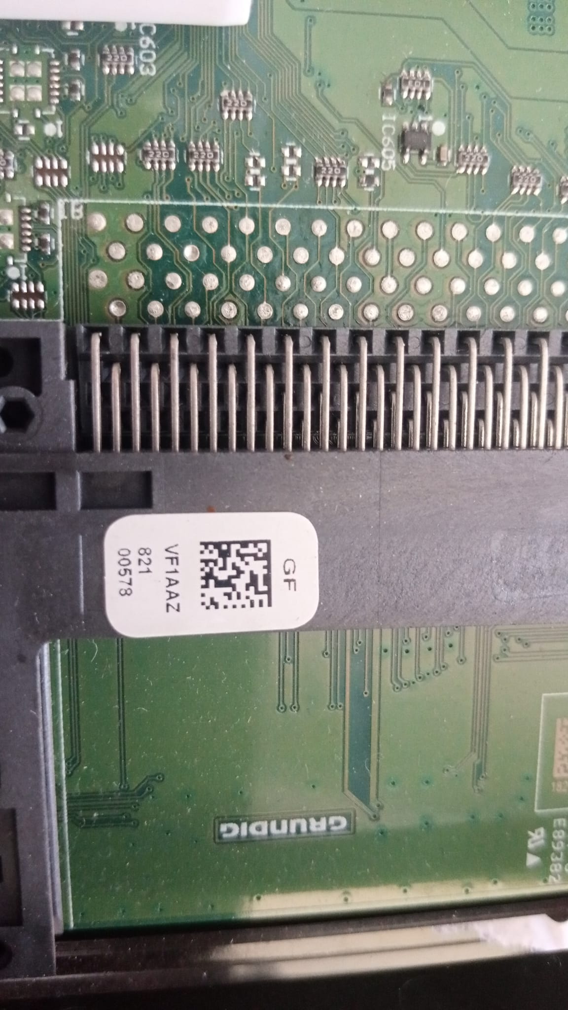 Arçelik A55L 8752 5S Main Board , ZGF190R-7 , VF1AAZ , 057T55-C58 , LSC550FN11-704
