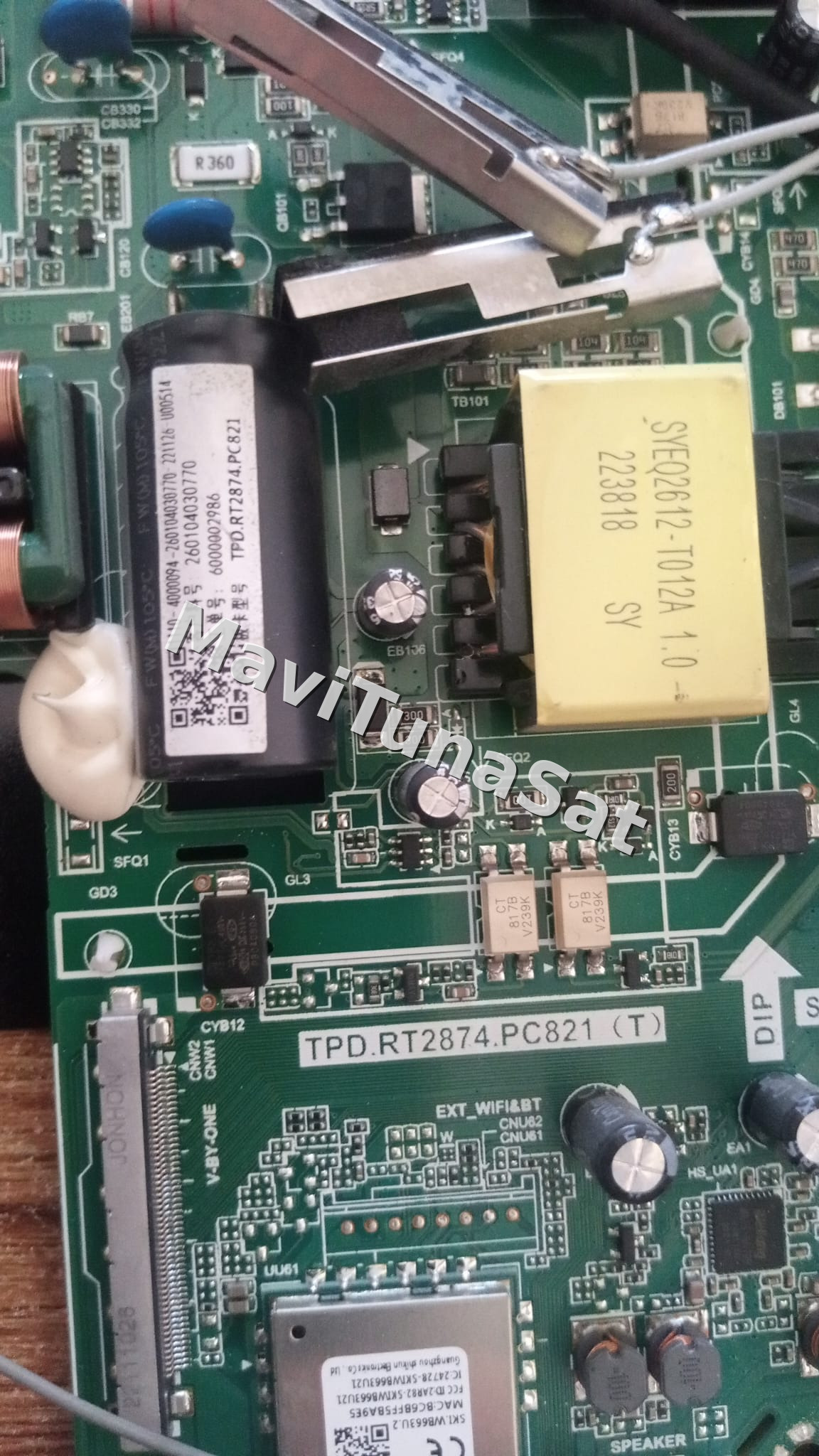 TPD.RT2874.PC821 , Skytech 50ST3204 , Main Board , PT500GT02