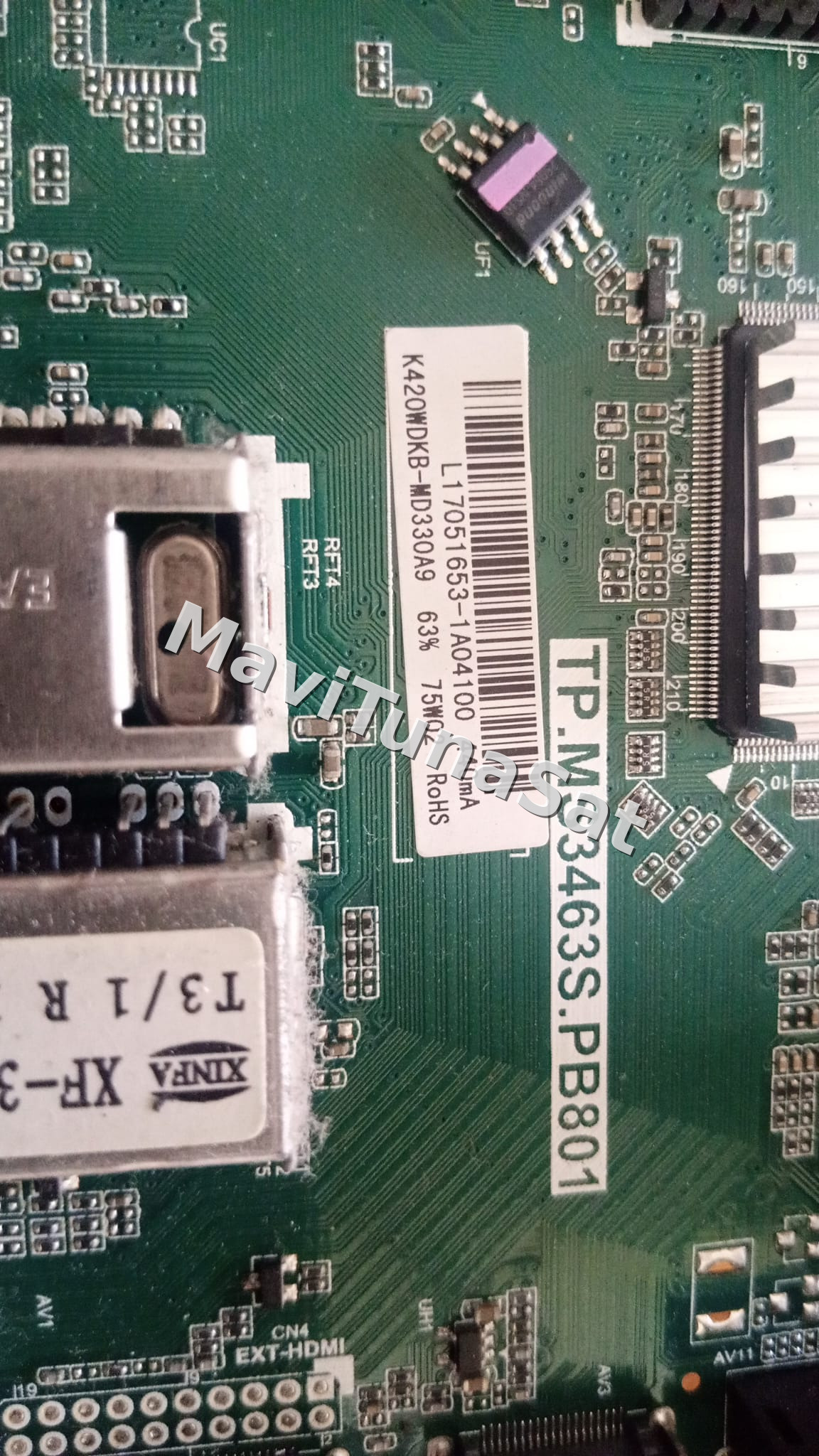 705TQHPL002K , TP.MS3463S.PB801 , Philips 42PFS4012/12 , Main Board , K420WDKB-MD330A9 , K420WDK8 , V420HJ2-P01