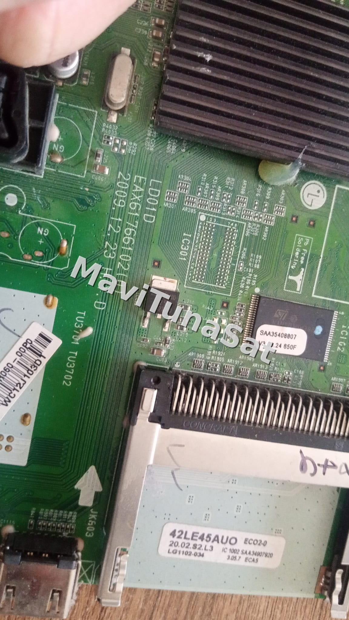 LG 42LE4500-ZA Main Board , EAX61766102 (0) , EBU60963651 , T420HW07 V5 , AU Optronics